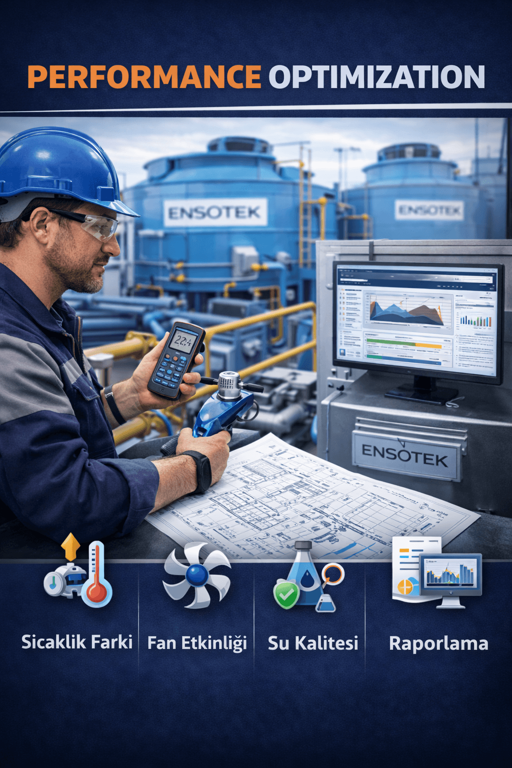 Kühlturm Performance-Optimierung