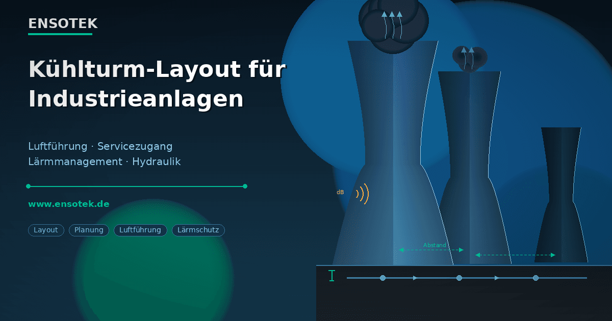 Design-Tipps – Anlagenlayout und Kuehlturm-Positionierung